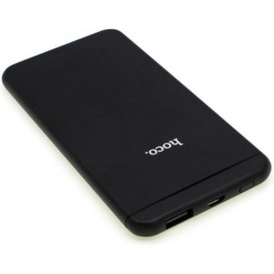 Portable Powerbank 6.000 mAh - Zwart - I6 Uitstraling Power Bank