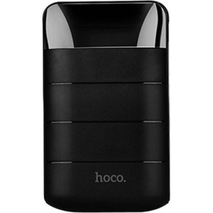 HOCO Domon 10000mAh Noodaccu Noodstroom Backup batterij 1A/2A met zaklamp - Zwart