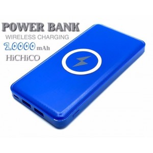 Power Bank Wireless Charger 10000mAh Blauw – HiCHiCO