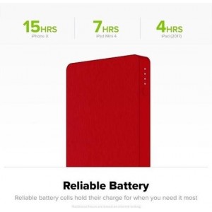 Mophie Battery Powerstation Lightning - 5000mAh - Rood