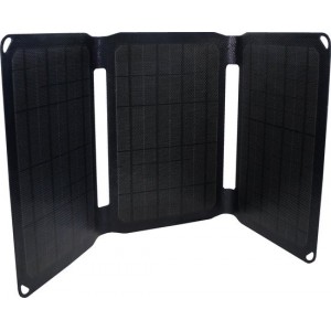 POWERplus Gorilla ETFE 20W Solar Charger (GEEN powerbank) | Opvouwbaar Zonnepaneel 14.8V (opladen 12V accu) en 5V USB uitgang