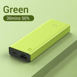 10000mAH powerbank (GROEN) - USB-C poort - Snel laden