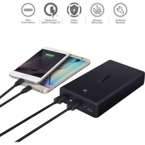 Aukey -  QC 3.0 PD 2.0 Powerbank 30000mAh