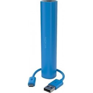 Nokia DC-16 Universele Draagbare USB-oplader - Blauw