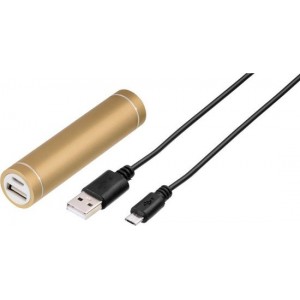 Hama Power pack Stick 2600 mAh goud