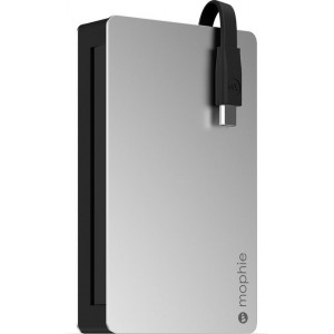 Mophie Powerstation Plus Portable powerbank - 5000 mAh - 3 x Micro USB - Zwart