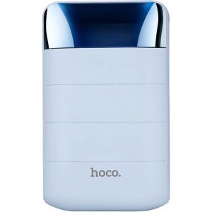 HOCO Domon 10000mAh Power Bank PowerBank PowerStation 1A/2A met zaklamp - Blauw