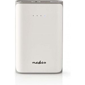 Nedis Powerbank met 2 USB-A poorten (max. 3,1A) - 7.500 mAh / zwart