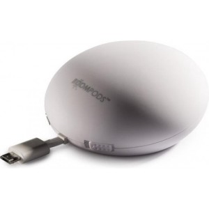 Boompods Power Banks 2300mAh Powerpod, Android Version White
