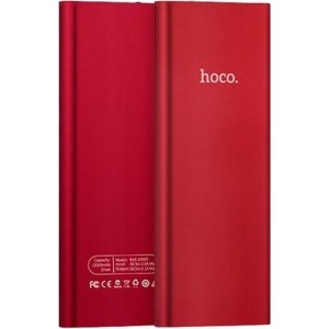 Hoco B16 Powerbank Metal Rood - 10000 mAh accu