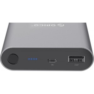 Orico Powerbank QC2.0  10400mAh smart charge - Aluminium - Grijs