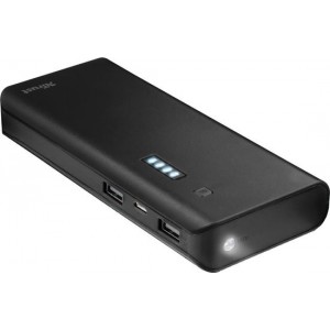 Trust Primo | 10000 mAh powerbank | Zwart Lithium-Ion (Li-Ion)