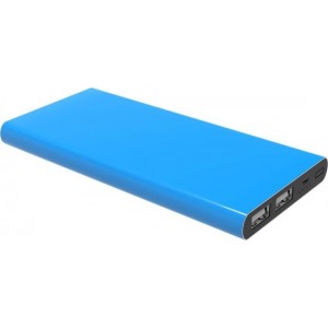 Powerit-Now Powerbank 10000 mAh, Lichtblauw