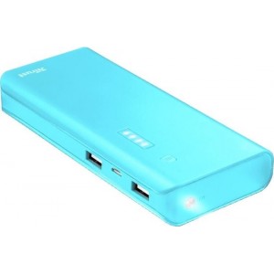 Trust Primo 10.000 mAh powerbank Blauw Lithium-Ion (Li-Ion)