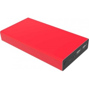 Powerit-Now Powerbank 20000 mAh, Rood