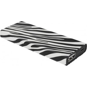 Venditio Powerbank - 4000 mAh - Zebra