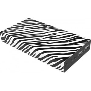 Powerit-Now Powerbank 20000 mAh, Zebra