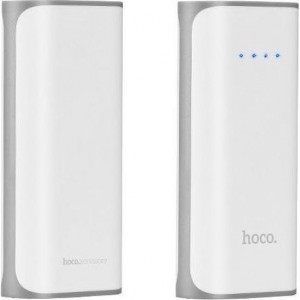 HOCO 5200mAh Powerbank B21-5200 Tiny Concave 5V/1A - Wit