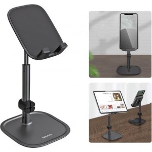 Baseus Universele Smartphone / Tablet Bureau houder - zwart