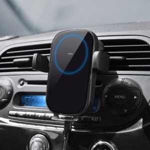 MikaMax Telefoonhouder auto – Draadloze oplader - Automatisch open en dicht - Ingebouwde sensor - Zuignap en knijper