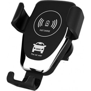 Pure4u - Universele telefoonhouder auto met QI lader - 10W - Snellader