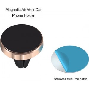 Universele Magnetische telefoonhouder - Smartphone autohouder met Magneet - Ventilatierooster telefoonhouder - Zwart