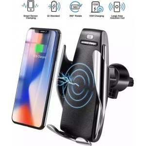 Ntech Smart Sensor Universele Telefoonhouder Met Draadloze autolader Wireless Charger & USB-C Kabel