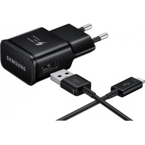 Samsung universele USB-C thuislader + datakabel - zwart - snel laden 15W