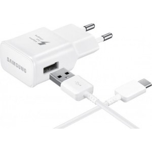 Samsung 15W snellader - incl. 1.2m USB-C kabel - Wit