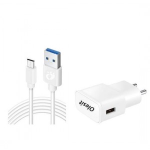 OLESIT 5V 2A 10W. 1 poort USB Oplader UNS-1538 OLESIT Adapter voor o.a. Samsung S20 / S10 / A51 etc