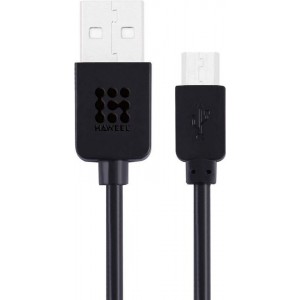 Haweel Gecertificeerde kabel 3 Meter Micro USB High Speed Laadsnoer Oplaadkabel voor  Samsung Galaxy