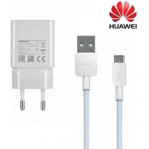 Oplader Huawei P10 Lite + MicroUSB datakabel (LET OP: geen USB-C kabel!)