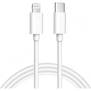 Apple iPhone lightning naar USB-C kabel - 1m wit - data- en oplaadkabel