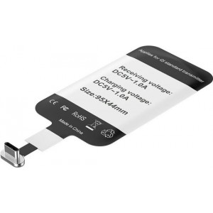 USB-C Qi draadloze oplaad pad / ontvanger - Ultradun ontwerp - Duitse IC chip - wit