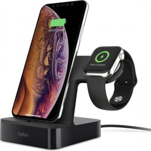 Belkin PowerHouse voor Apple Watch en iPhone dock V2 - Zwart