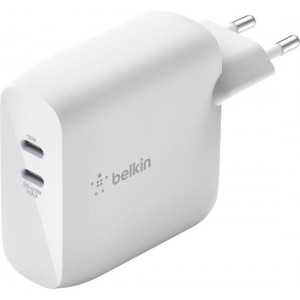 Belkin Dual USB-C Oplader 63W - GaN Snellader