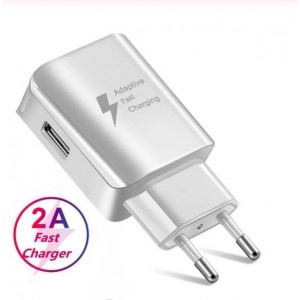 WISEQ Oplader voor iPhone en Samsung - 2.4A Smart Fast Charger - QC 3.0 USB Lader voor Smartphone en Tablet - wit