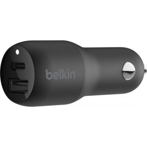 Belkin BOOST↑CHARGE 2-poorts 30W autolader 18W USB-C & 12W USB-A - snellader