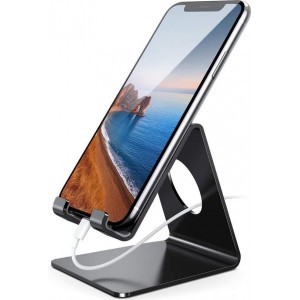 IYUPP Telefoon Houder Dock Inklapbaar Zwart Dock Telefoonhouder / Mini Tablet Standaard voor Bureau of Tafel