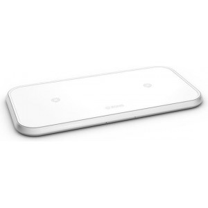 ZENS Wireless Charger Dual 10W Aluminium White