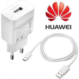 Huawei snellader met type C kabel - geschikt voor P10 en P10 Plus USB-C (Let op: NIET geschikt voor P10 Lite)