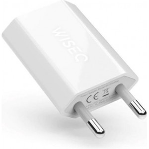 WISEQ USB adapter - oplader voor iPhone en Samsung - Wit