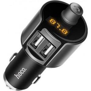 Hoco FM Transmitter E19 Auto Lader - 2 Usb Poorten