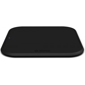 ZENS single ultra fast wireless charger 10W - zwart