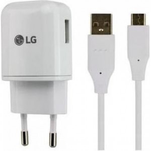 Oplader LG Q6 (M700) + Micro USB kabel Origineel Wit