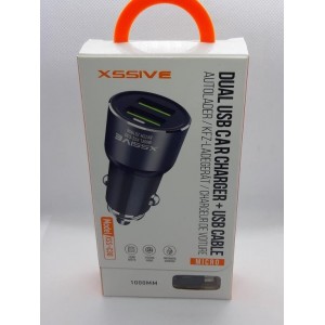 xssive dual usb lader usb cable auto lader micro usb