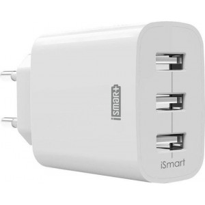 RAVPower USB Adapter - 3 USB Poorten - 6A - Wit RP-UC12W