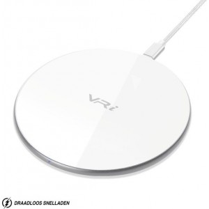 Draadloze oplader - 15W snellader | VR-i Wireless Charger X1 wit