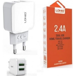 universele oplader met 2 usb-aansluiting Oplaadstekker met DUAL 2 USB POORT ADAPTER OPLADER