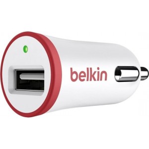 Belkin Universele Autolader - 5W/1A - Rood/Wit